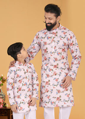 2 PC Multicolor Cotton Father And Son Combo