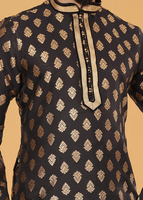 2 PC Multicolor  Silk Father And Son Combo
