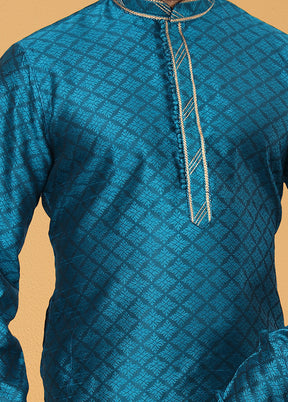 2 PC Multicolor  Silk Father And Son Combo