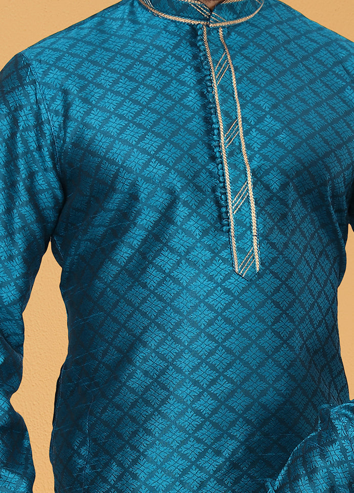 2 PC Multicolor  Silk Father And Son Combo