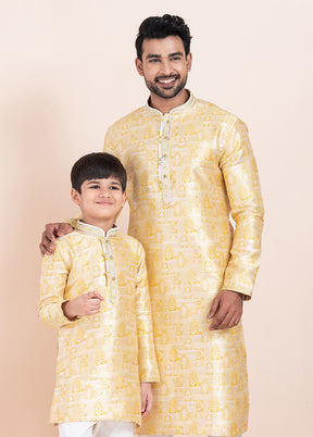 2 PC Multicolor Silk Father And Son Combo
