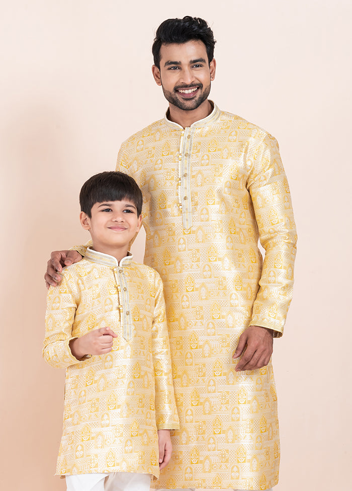 2 PC Multicolor Silk Father And Son Combo