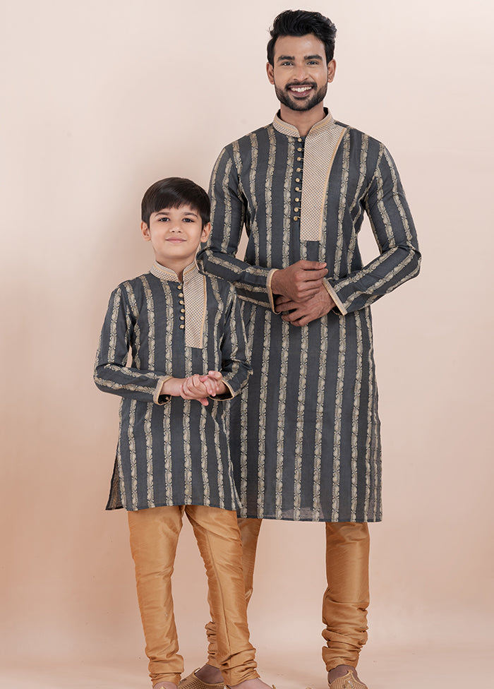 2 PC Multicolor Cotton Father And Son Combo