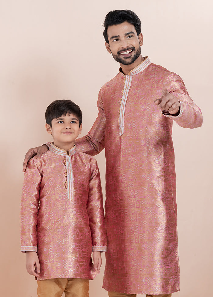 2 PC Multicolor Silk Father And Son Combo