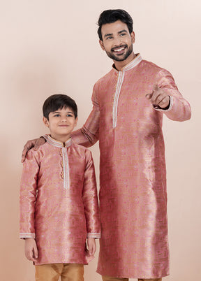 2 PC Multicolor Silk Father And Son Combo