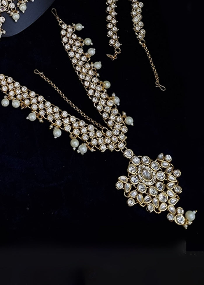 White Alloy Jewellery Set