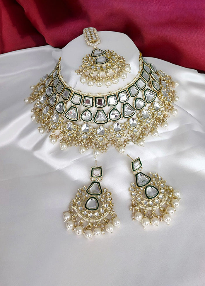 White Alloy Jewellery Set