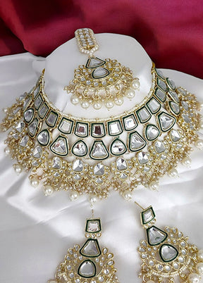 White Alloy Jewellery Set
