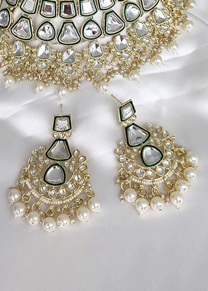 White Alloy Jewellery Set