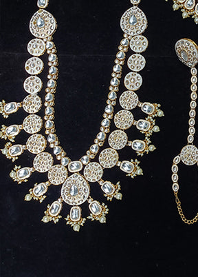 White Alloy Jewellery Set