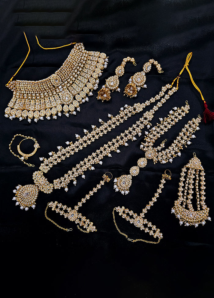 White Alloy Jewellery Set