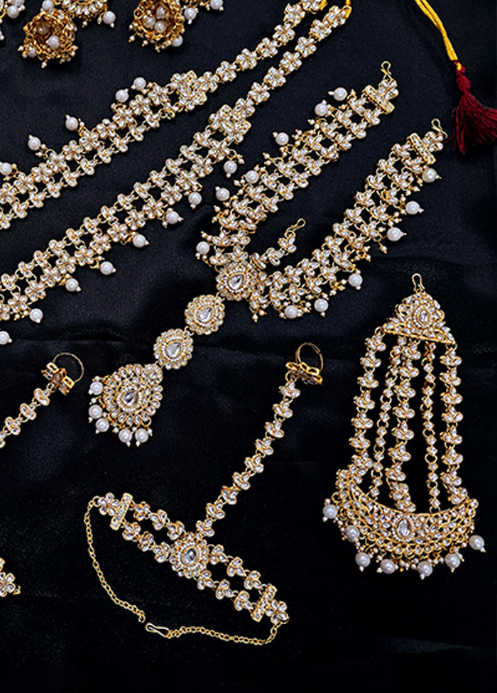 White Alloy Jewellery Set