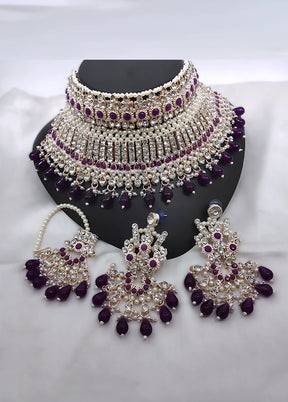 Wine Alloy Jewellery Set