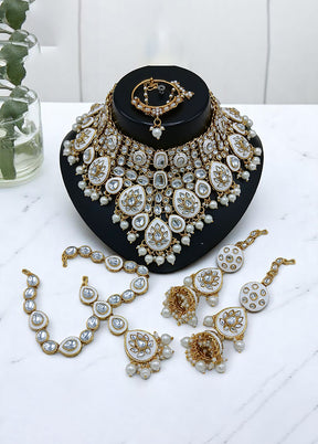 White Alloy Jewellery Set