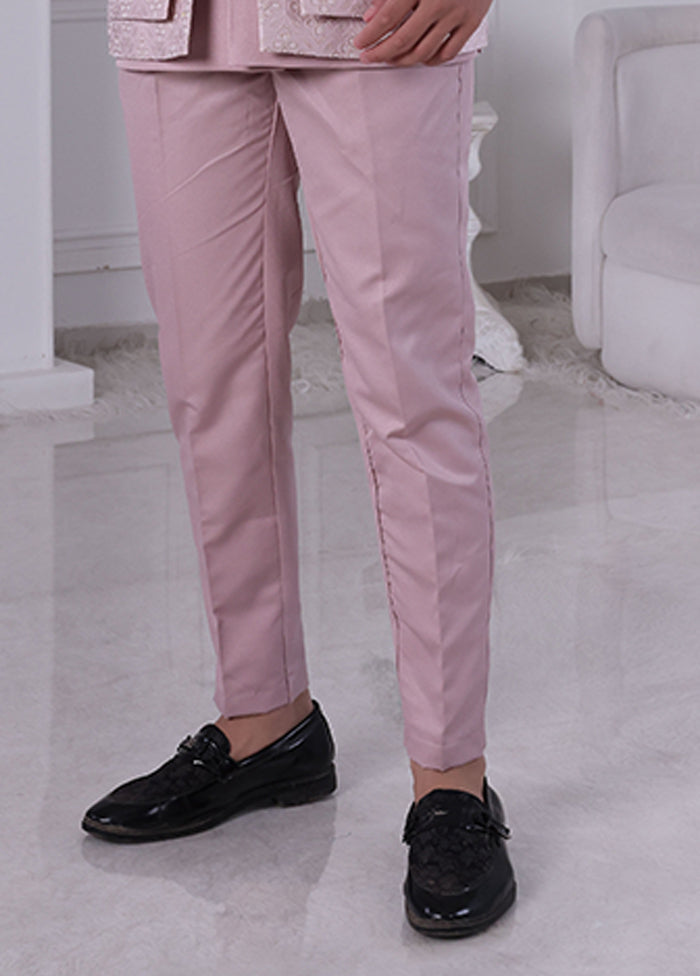 Pink Pure Silk 2 Pc Indo Western Set