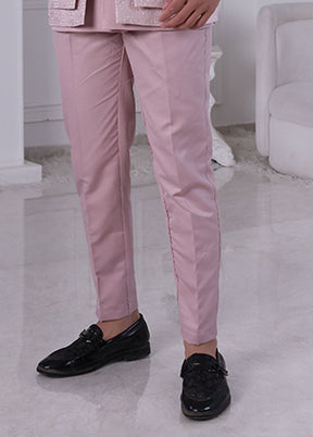 Pink Pure Silk 2 Pc Indo Western Set