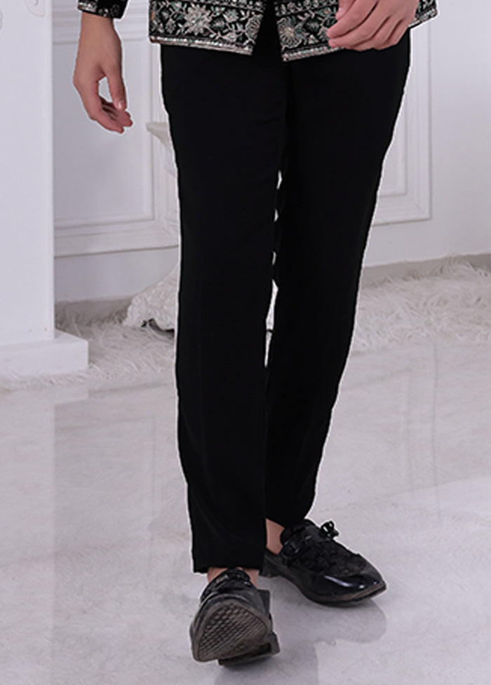 Black Velvet 2 Pc Indo Western Set