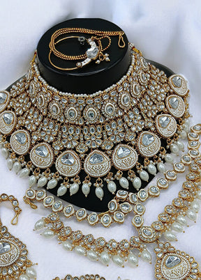 White Alloy Jewellery Set