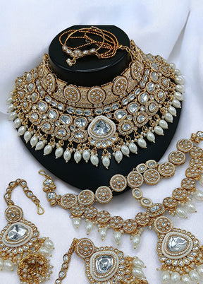 White Alloy Jewellery Set