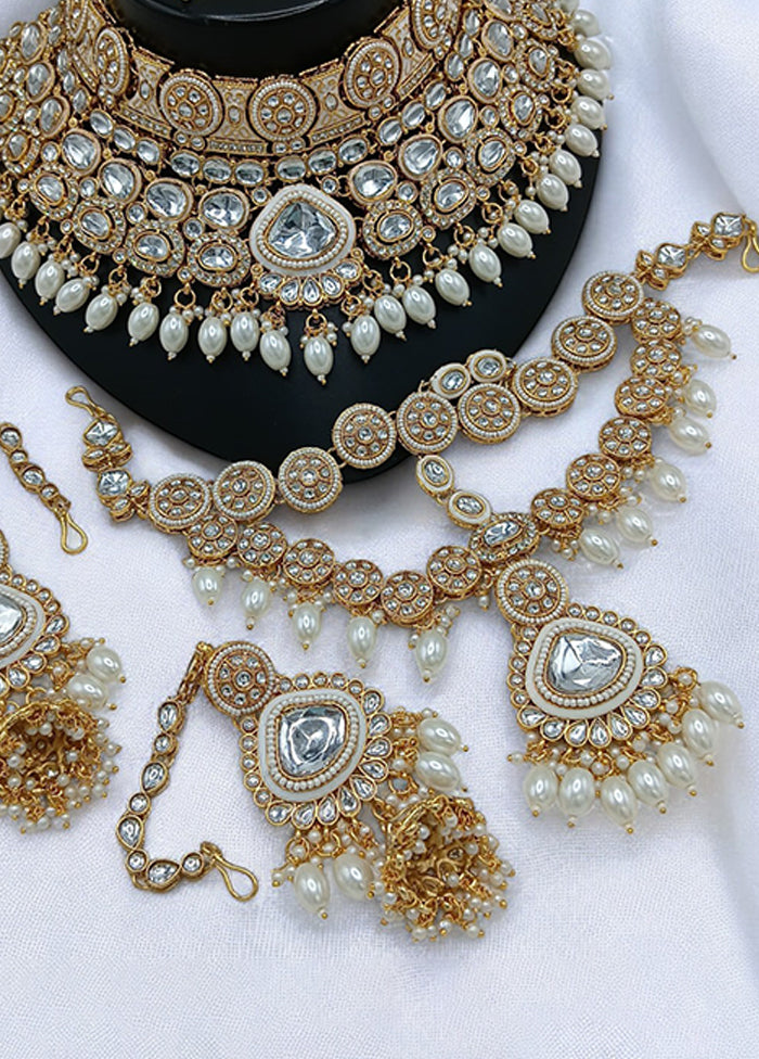 White Alloy Jewellery Set