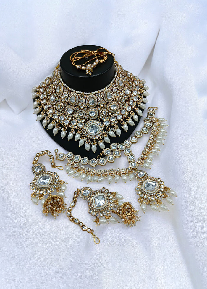 White Alloy Jewellery Set