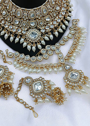 White Alloy Jewellery Set