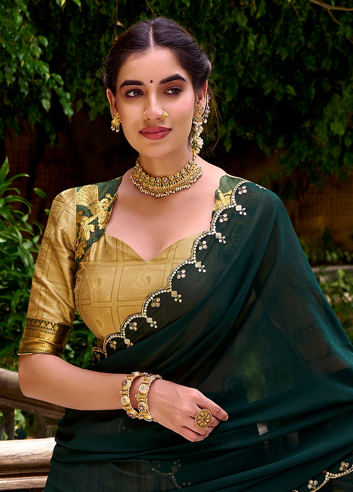 Cream Cotton Dupatta Lehenga Set