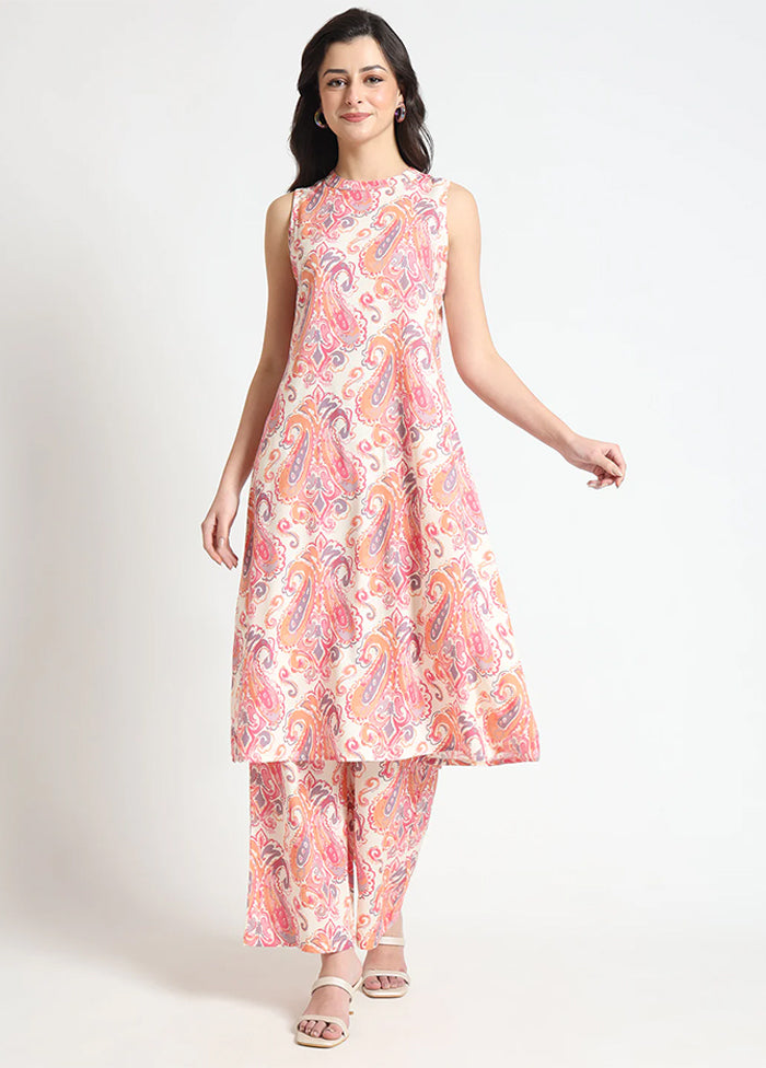 2 Pc Multicolor Viscose Cord Set