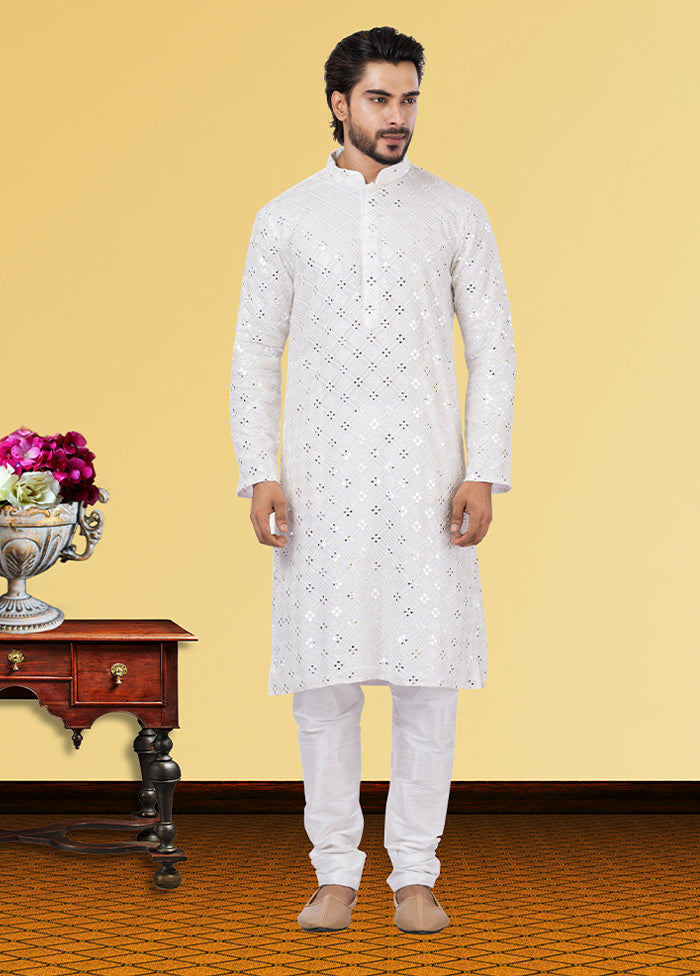 Multicolor Georgette 2 Pc Kurta Pajama Set