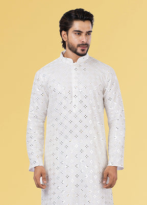 Multicolor Georgette 2 Pc Kurta Pajama Set