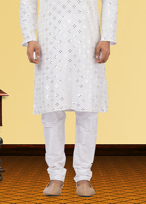 Multicolor Georgette 2 Pc Kurta Pajama Set