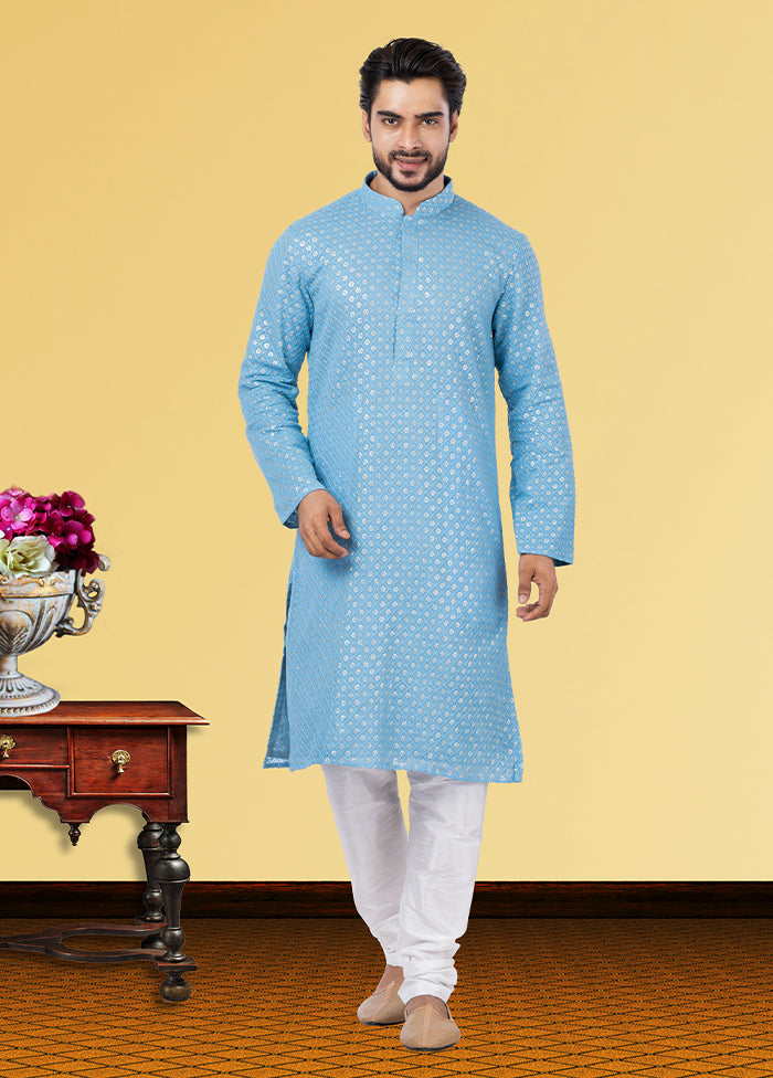 Multicolor Georgette 2 Pc Kurta Pajama Set
