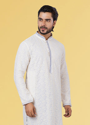 Multicolor Georgette 2 Pc Kurta Pajama Set