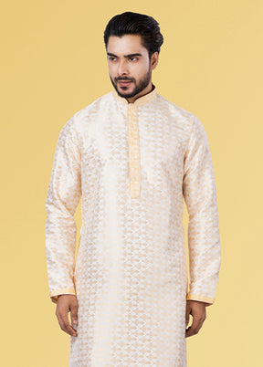 Multicolor Silk 2 Pc Kurta Pajama Set