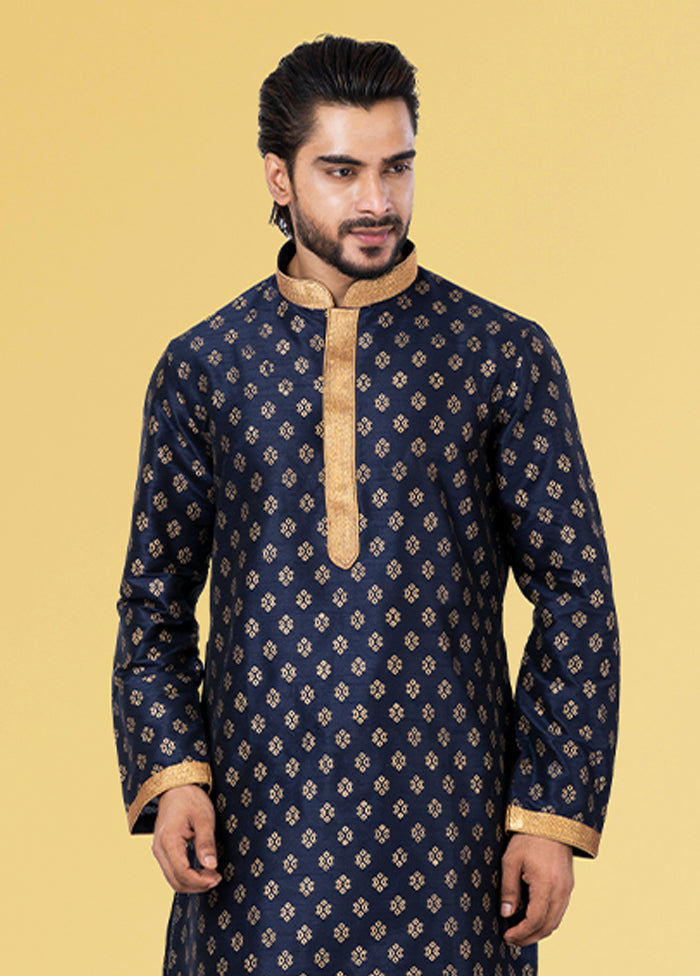 Multicolor Silk 2 Pc Kurta Pajama Set