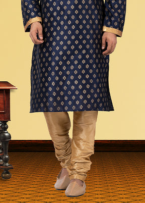 Multicolor Silk 2 Pc Kurta Pajama Set