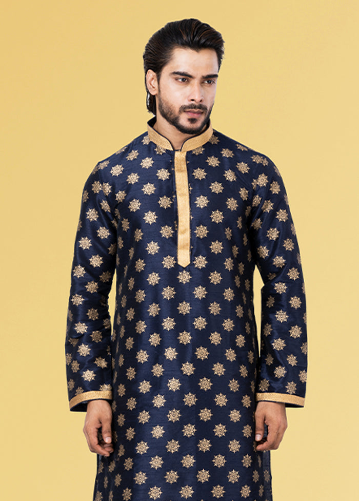 Multicolor Silk 2 Pc Kurta Pajama Set
