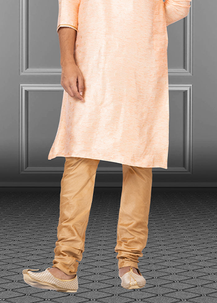 Multicolor Silk 2 Pc Kurta Pajama Set