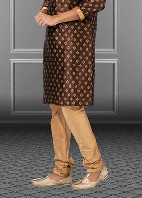 Multicolor Silk 2 Pc Kurta Pajama Set
