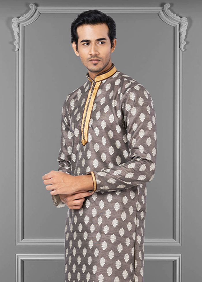 Multicolor Silk 2 Pc Kurta Pajama Set