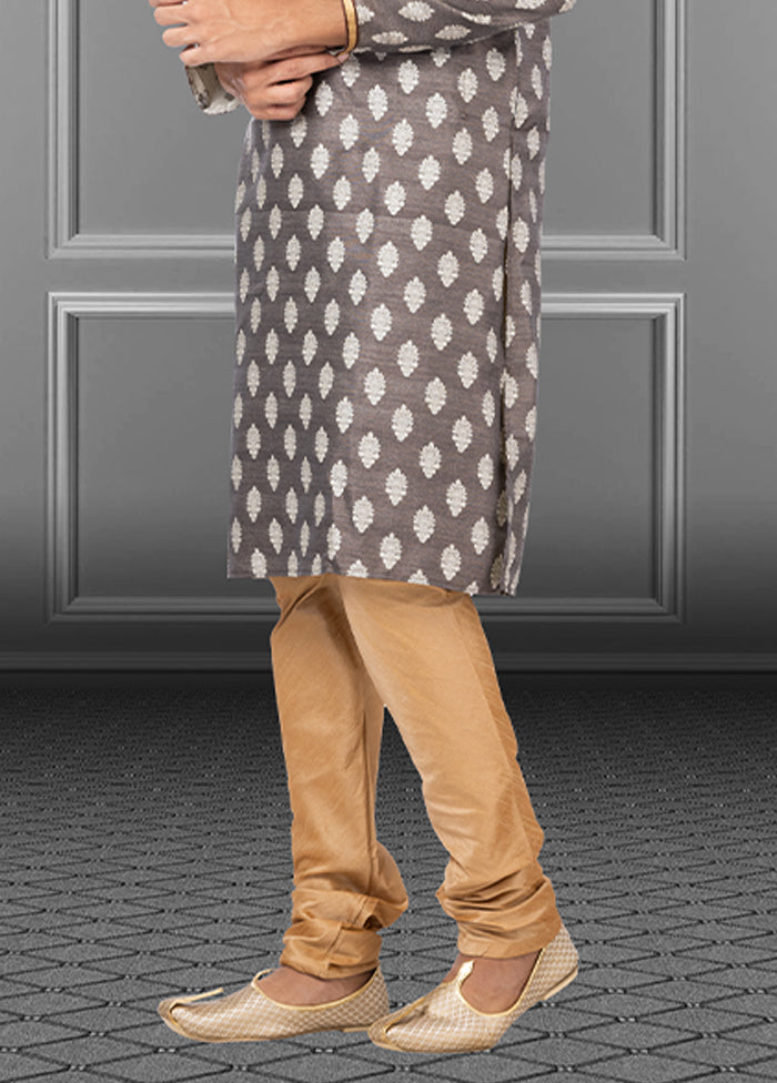 Multicolor Silk 2 Pc Kurta Pajama Set