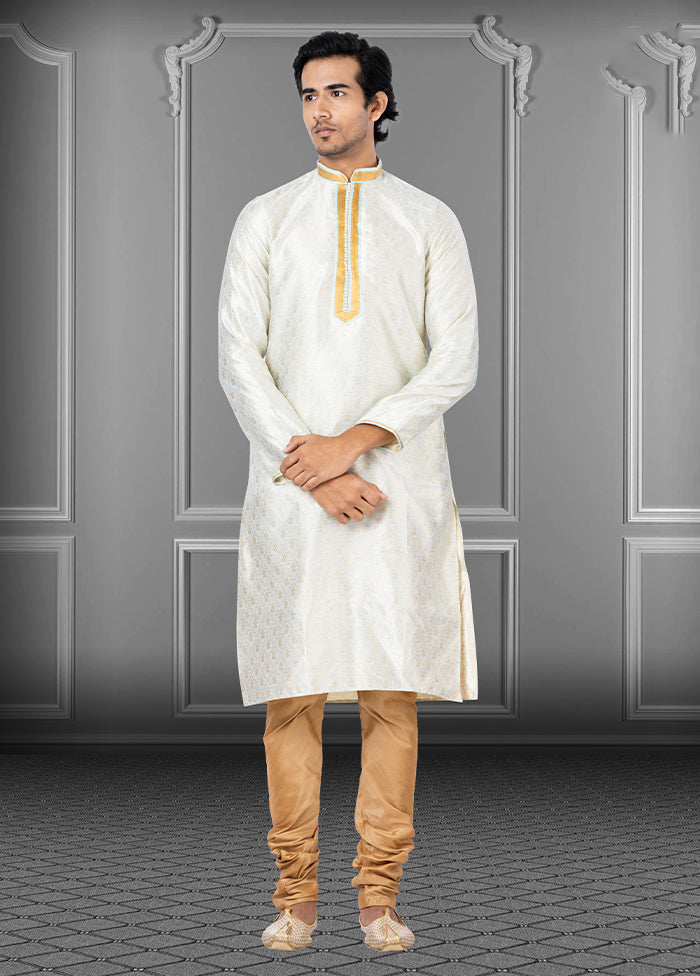 Multicolor Silk 2 Pc Kurta Pajama Set