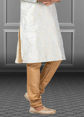 Multicolor Silk 2 Pc Kurta Pajama Set