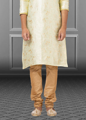 Multicolor Silk 2 Pc Kurta Pajama Set