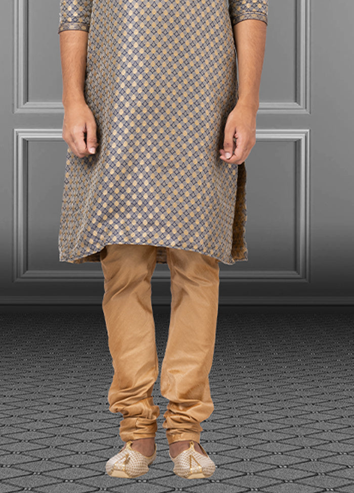 Multicolor Silk 2 Pc Kurta Pajama Set