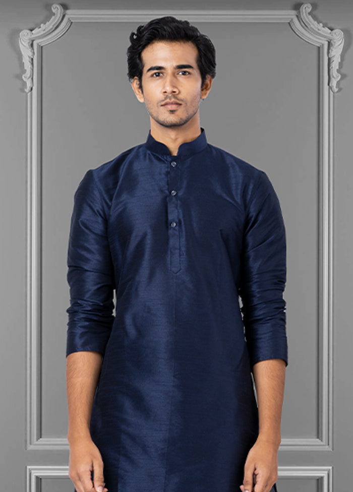 Multicolor Silk 2 Pc Kurta Pajama Set