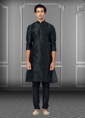 Multicolor Silk 2 Pc Kurta Pajama Set