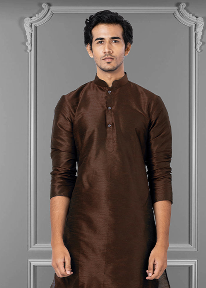 Multicolor Silk 2 Pc Kurta Pajama Set
