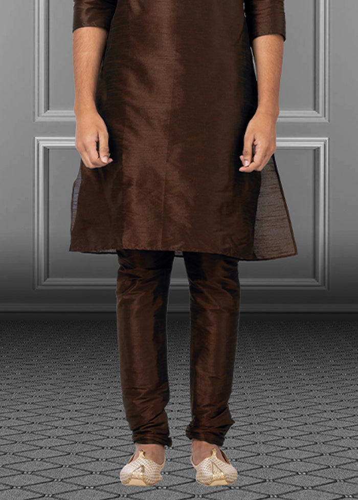 Multicolor Silk 2 Pc Kurta Pajama Set