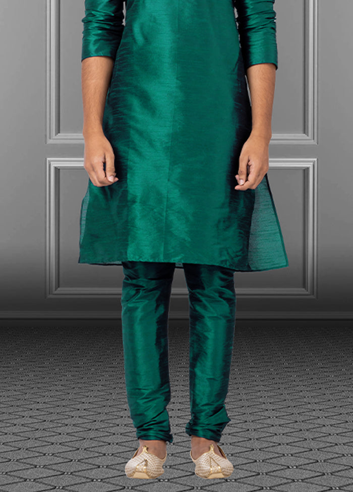 Multicolor Silk 2 Pc Kurta Pajama Set